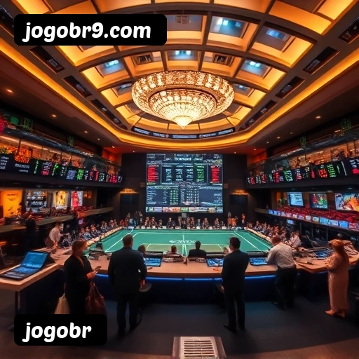 Loterias no lobby — imagem de referência